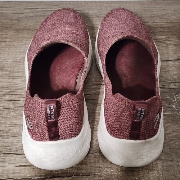 Skechers Go Walk Flex Vella Women's Casual Comfort Shoes Size 10 Burgundy - Picture 8 of 9